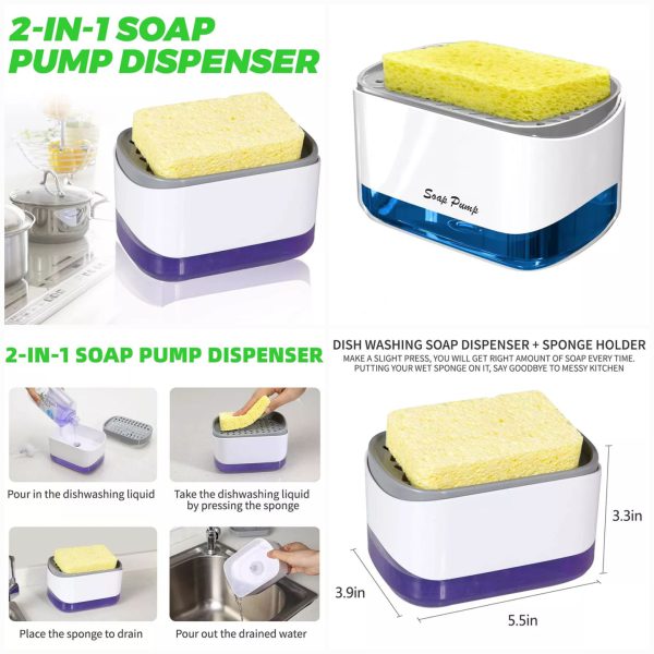 2 in 1 soap pump Dispenser