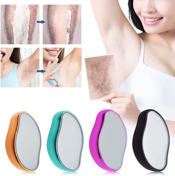 Bleame Crystal Hair Eraser – Painless Exfoliation Hair Removal Tool For Arms Legs Back – Apply To Any Part Of The Body – China (random Color