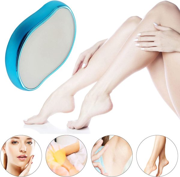 Bleame Crystal Hair Eraser – Painless Exfoliation Hair Removal Tool For Arms Legs Back – Apply To Any Part Of The Body – China (random Color