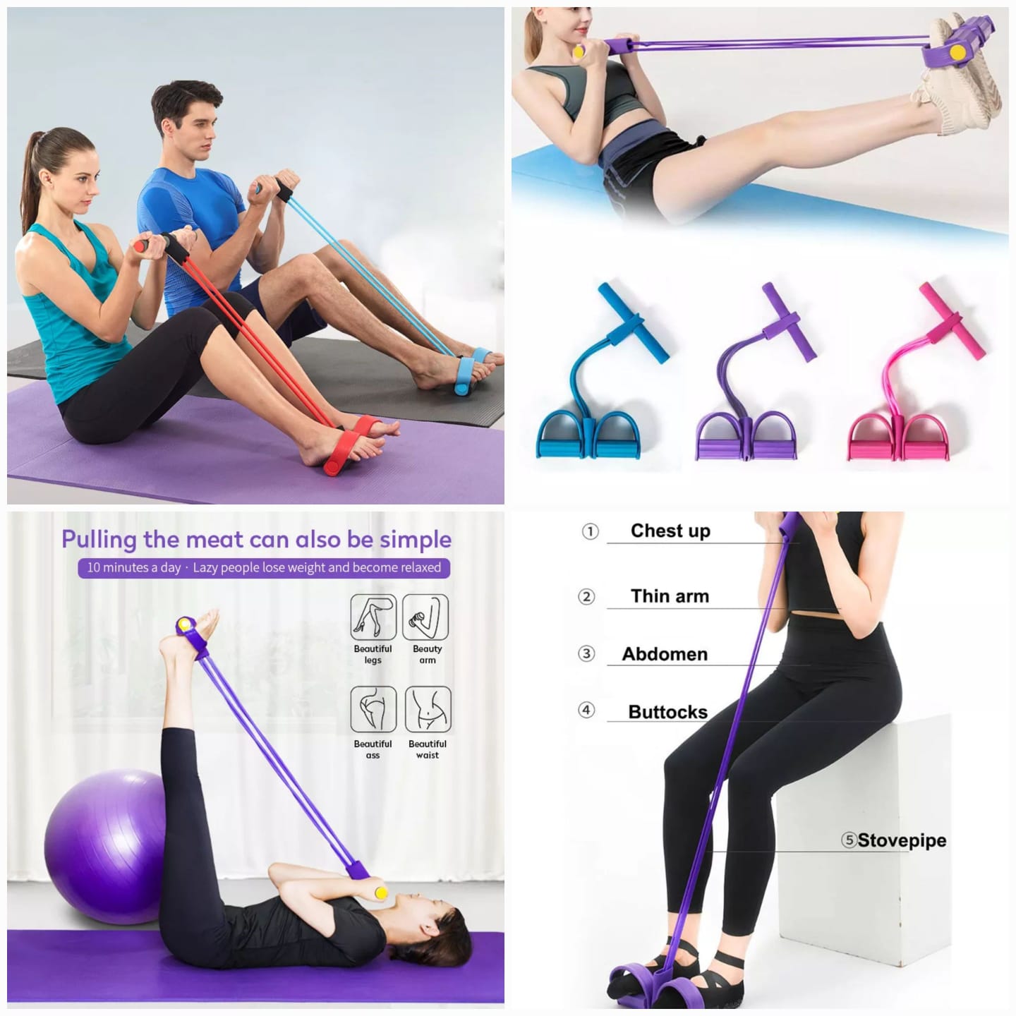 Exercises for best sale pedal resistance bands