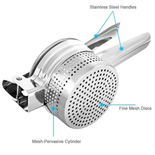 Stainless Steel Potato Masher Press Mashed Potato Kitchen Accessories